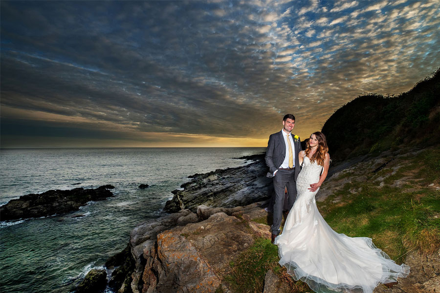 عکاسی از عروس و داماد با فلاش اکسترنال