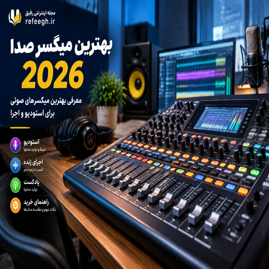 بهترین میکسر صدا 2026