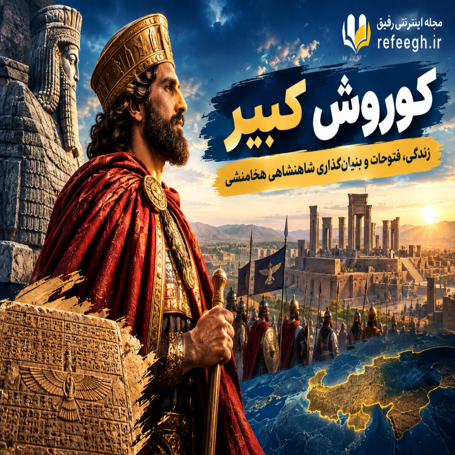 کوروش کبیر؛ زندگی، فتوحات و بنیانگذاری شاهنشاهی هخامنشی