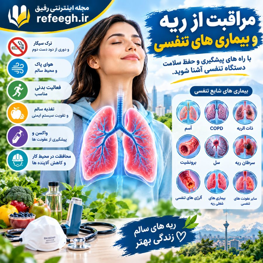 مراقبت از ریه و بیماری های تنفسی