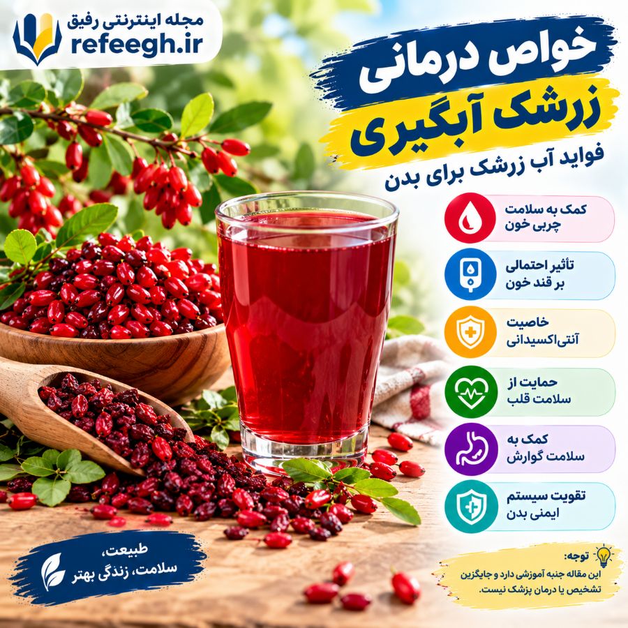 خواص درمانی زرشک آبگیری