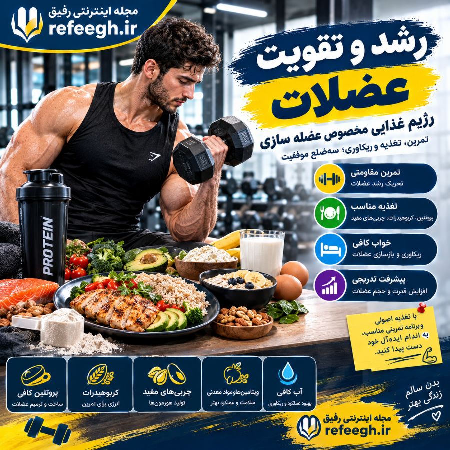 رشد و تقویت عضلات