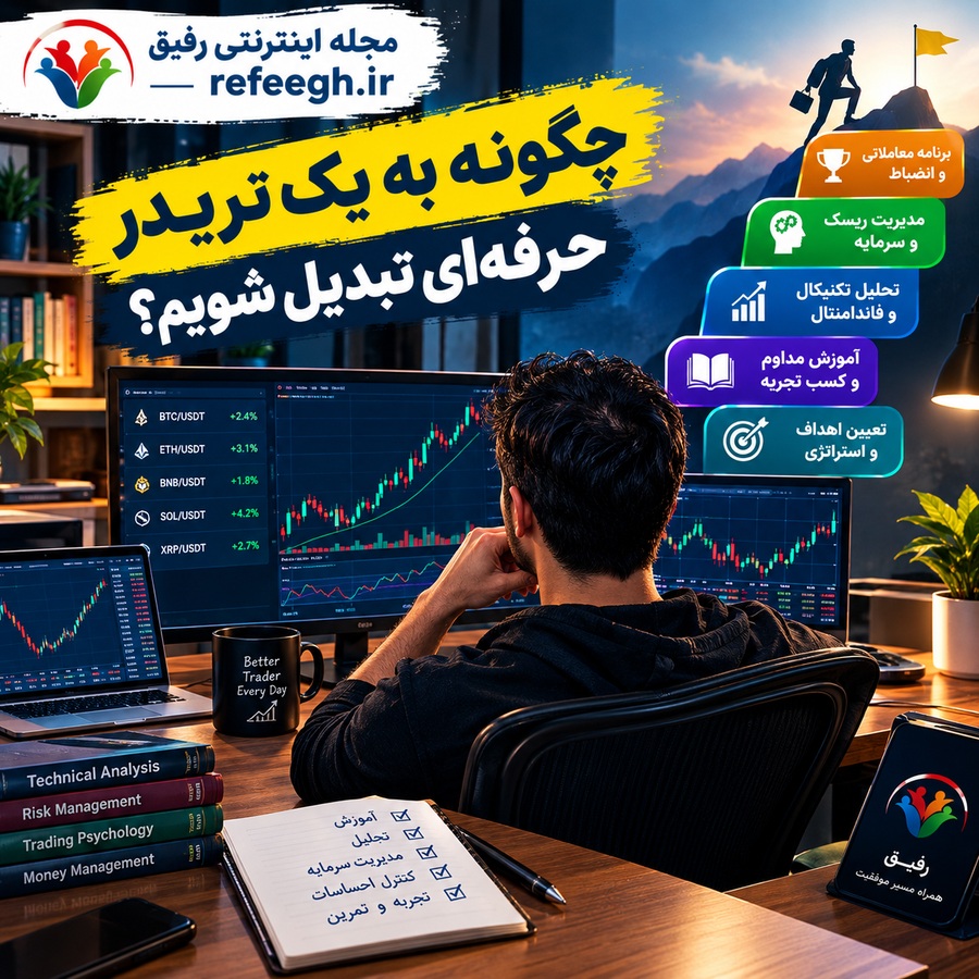 چگونه تریدر حرفه‌ای شویم؟