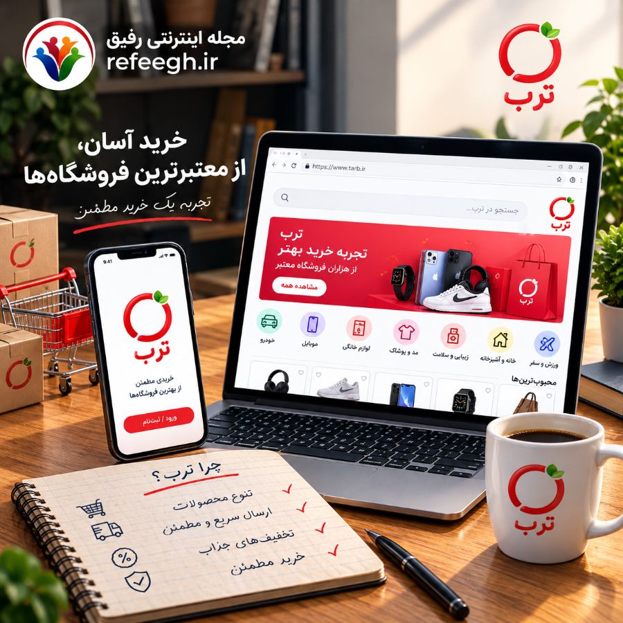 سایت ترب ، آموزش مقایسه قیمت، خرید امن و فروشندگی