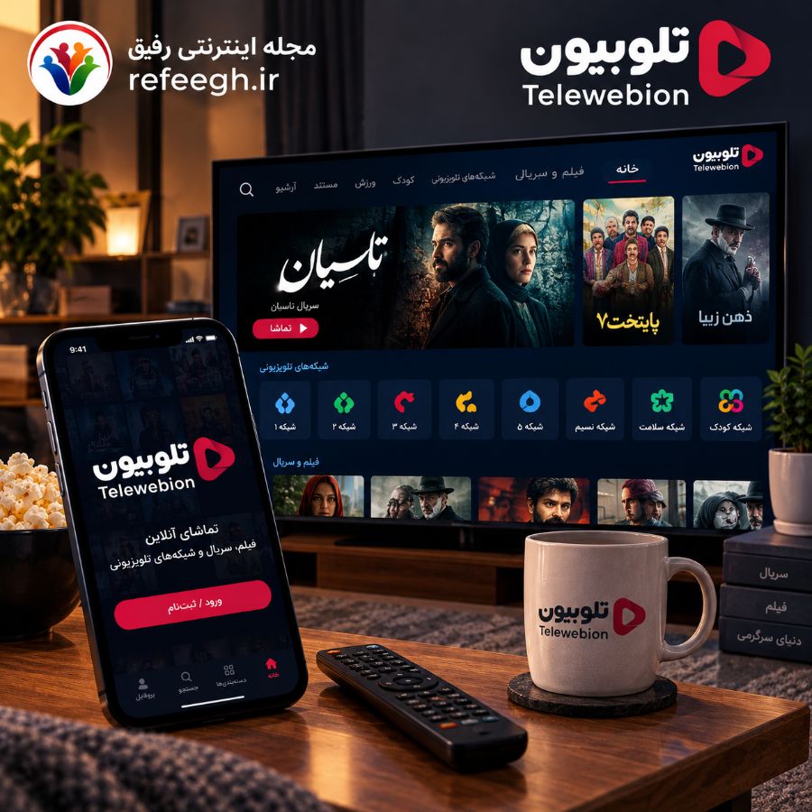 سایت تلوبیون ، آموزش پخش زنده تلویزیون و آرشیو برنامه‌ها