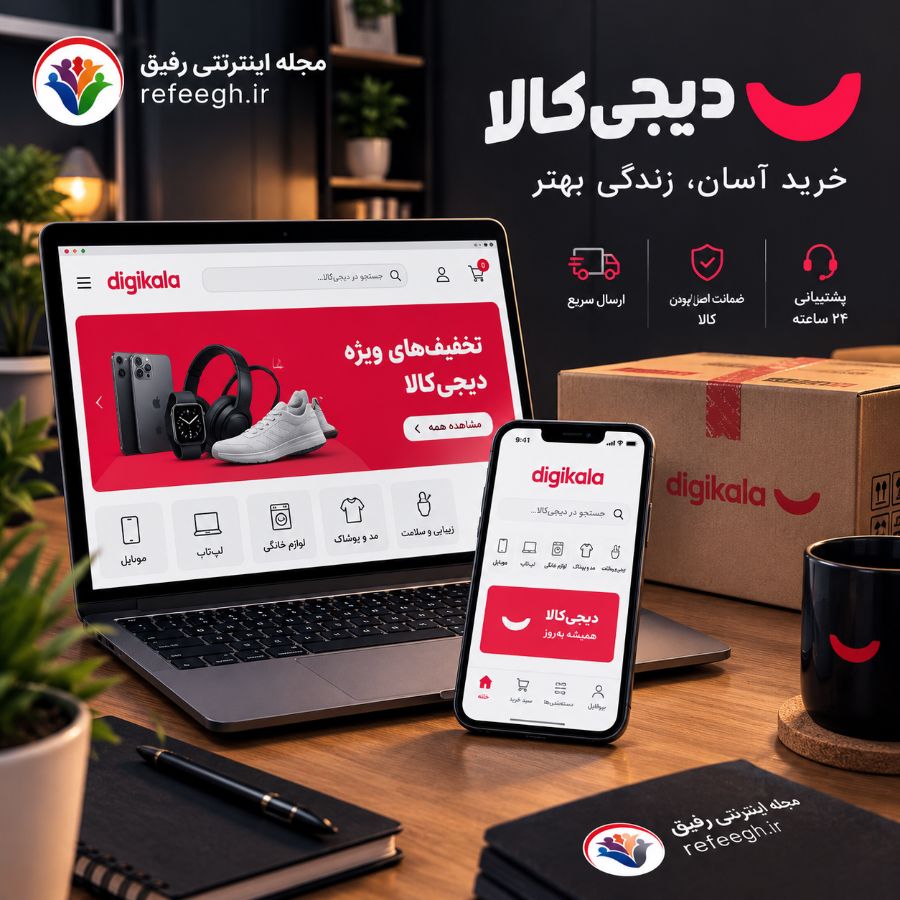 سایت دیجی کالا ، راهنمای خرید اینترنتی و فروشندگی